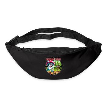 mushroom hunting - Sac banane - noir - Devant