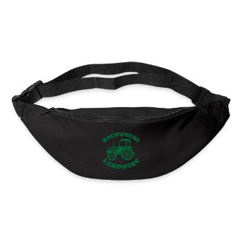 Nachwuchs Landwirt Bauer Spruch Geschenk - Gürteltasche - Schwarz - Vorne