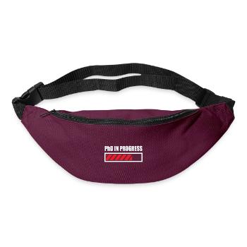 Phd graduation saying gift - Bum bag - burgundy - Front