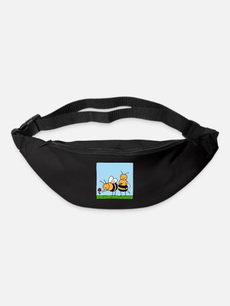 BIENE HUMMEL LIEBE VERLIEBT - Gürteltasche - Schwarz