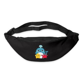 Kleiner Wal - Gürteltasche - Schwarz - Vorne