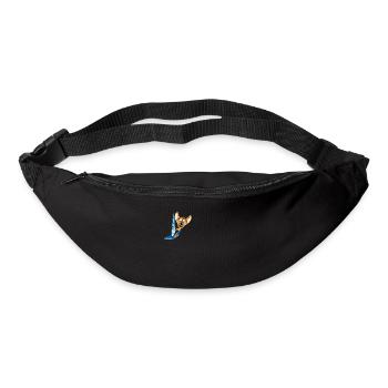 WINDSURFER - SURFER - HYÄNE - WASSERSPORT - Gürteltasche - Schwarz - Vorne