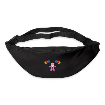 LUFTBALLONS - FLAMINGO - TIER - KIND - BABY - FUN - Gürteltasche - Schwarz - Vorne