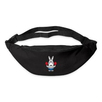 ESEL - BOXER - BOXEN - SPORT - TIER - KIND - BABY - Gürteltasche - Schwarz - Vorne