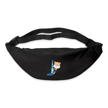 WINDSURFER - WASSERSPORT - HAMSTER - KIND - BABY - Gürteltasche - Schwarz - Vorne
