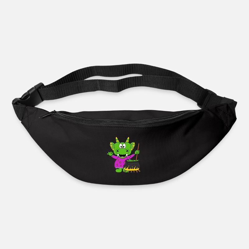 DRACHE - HALLOWEEN - KOCH - KOCHEN - Gürteltasche - Schwarz