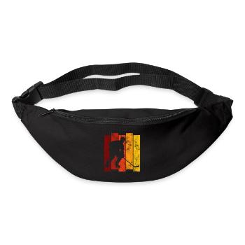 Ice Hockey Ice Hockey Retro Skates Puck Ice - Bum bag - black - Front