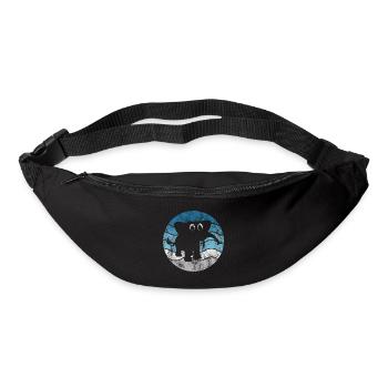 Éléphant Éléphant pour enfants - Sac banane - noir - Devant