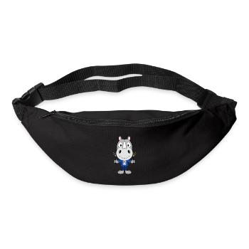 ZAUBERER - MAGIER - MAGIE - NASHORN - TIER - Gürteltasche - Schwarz - Vorne