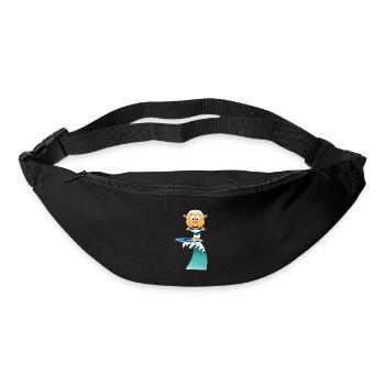 SCHAF - SURFER - WELLENREITER - WASSERSPORT - TIER - Gürteltasche - Schwarz - Vorne