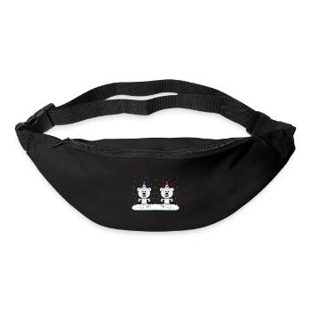 EISBÄREN - SCHNEE - WINTER - EISBÄR - LIEBE - LOVE - Gürteltasche - Schwarz - Vorne