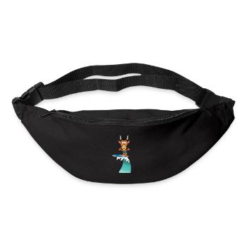 WELLENREITER - SURFER - STIER - BULLE - RIND - Gürteltasche - Schwarz - Vorne