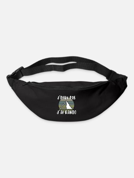 J’peux pas j’ai rando - Sac banane - noir