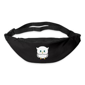 Salomon le hibou - Sac banane - noir - Devant