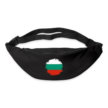 Bulgarien Flagge Bulgarische Fahne Goldstrand - Gürteltasche - Schwarz - Vorne