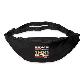 1981 Vintage 1981 Geburtstag geboren im Jahr 1981 - Gürteltasche - Schwarz - Vorne