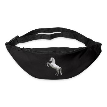 Pferd - Gürteltasche - Schwarz - Vorne