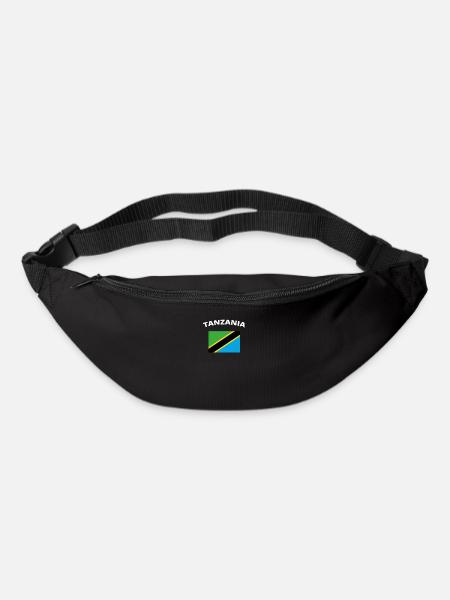 ich liebe home heimat love wurzeln TANZANIA - Gürteltasche - Schwarz