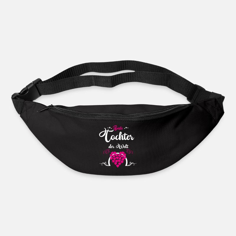 Beste Tochter der Welt - Gürteltasche - Schwarz