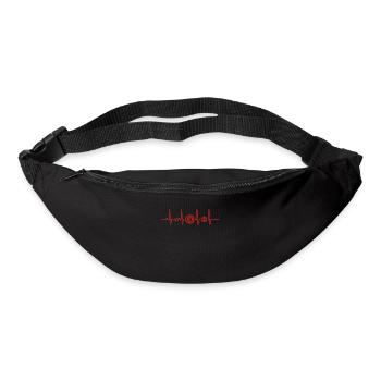 Herzschlag herz ekg evolution human mountainbike m - Gürteltasche - Schwarz - Vorne