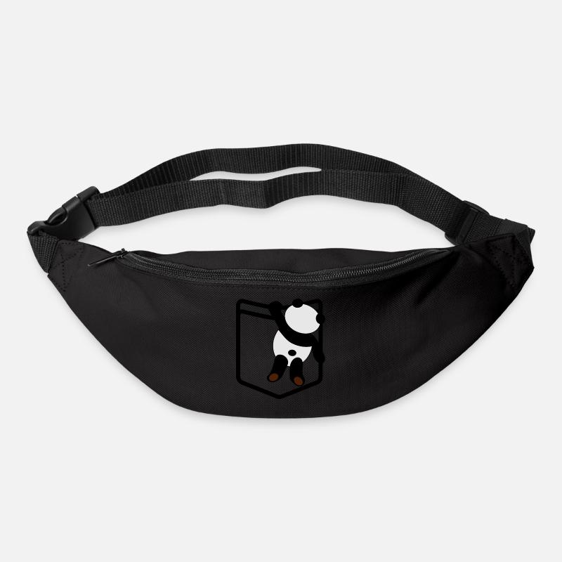 Hemdtasche Panda Pocket Panda - Gürteltasche - Schwarz