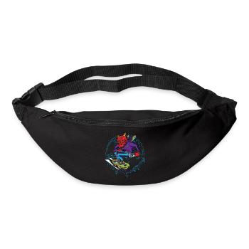 Skate or ... burn in Hell! - Bum bag - black - Front