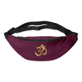 OM - Gürteltasche - Burgunderrot - Vorne