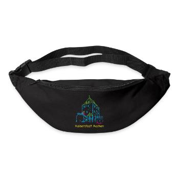 Kaiserstadt Aachen, Handzeichnung Ponttor - Gürteltasche - Schwarz - Vorne