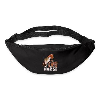 Strawberry Quarter Horse - Bum bag - black - Front