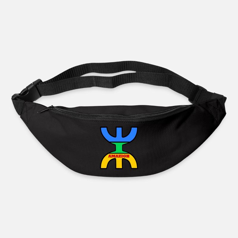 Drapeau amazigh - Sac banane - noir