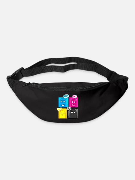 Kleine Monster (Pop Art) 02 - Gürteltasche - Schwarz
