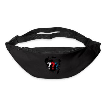 Die Drei ??? Logo Im Destroyed Look - Gürteltasche - Schwarz - Vorne