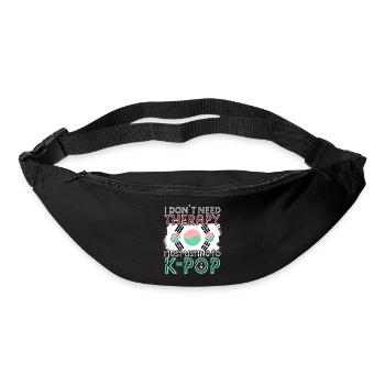 K-Pop - Gürteltasche - Schwarz - Vorne