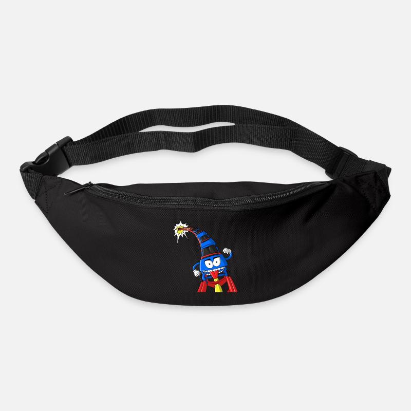 Roller Coaster - Roller Coaster Fan - Cartoon - Sac banane - noir