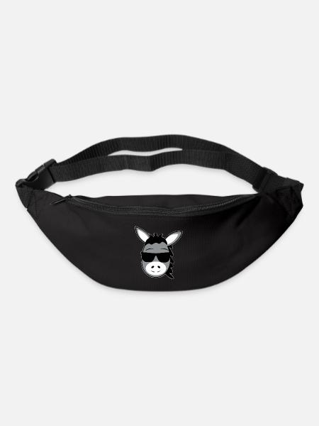 Esel - Gürteltasche - Schwarz