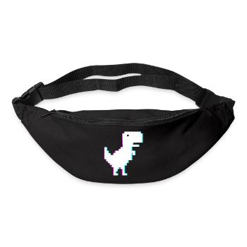 Information Dinosaure Technologie IT Techniciens - Sac banane - noir - Devant