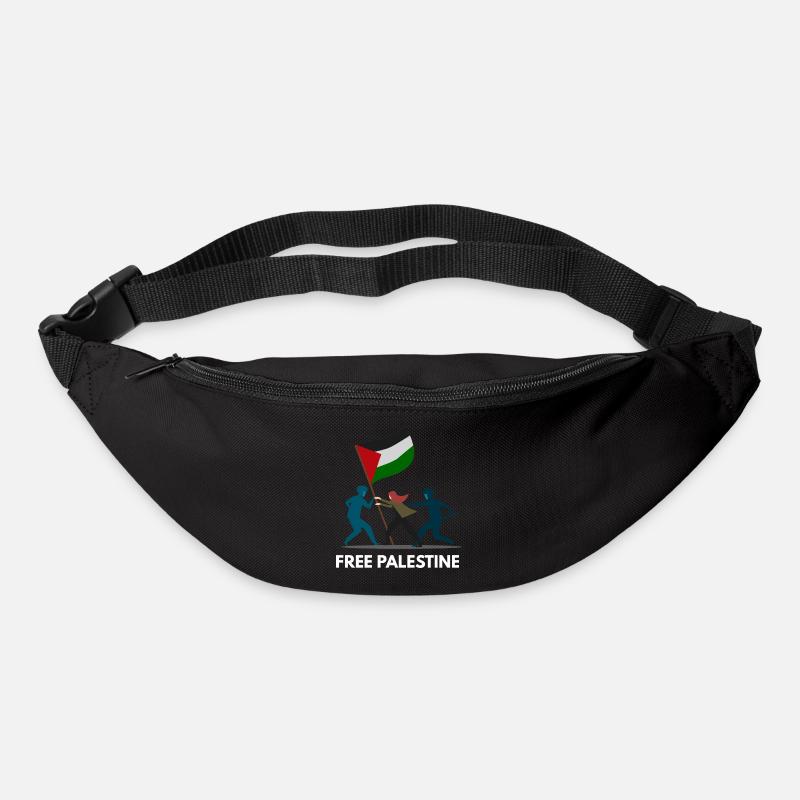 Palestine libre - Sac banane - noir
