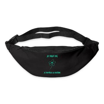 ARBRE. NATURE. ENVIRONNEMENT. ZEN. MEDITATION - Sac banane - noir - Devant