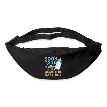 Soon to be a Daddy of a Boy - Bum bag - black - Front
