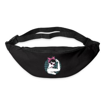 Rockabilly Girl - Gürteltasche - Schwarz - Vorne