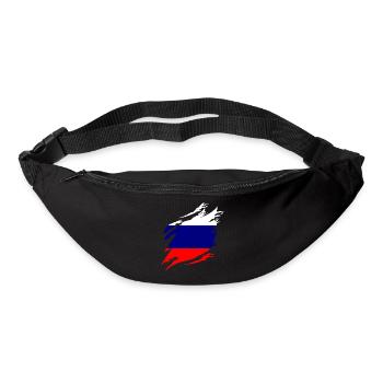 Russia Flag Vintage Russian Flag Used Look - Bum bag - black - Front