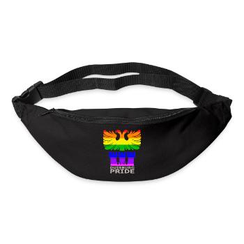 Duisburg Adler Coat of Arms CSD Rainbow Colors Pride - Bum bag - black - Front