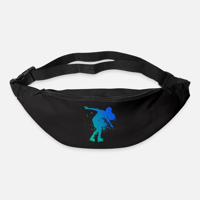 Rollerskaten Rollers Roller Skating - Sac banane - noir