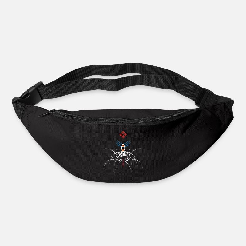 Kosmische Wurzeln Maske - Gürteltasche - Schwarz