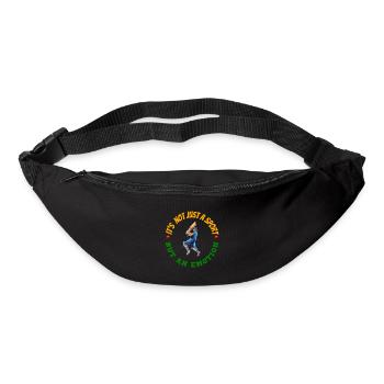 Cricket Leidenschaft – Mehr als Sport - Gürteltasche - Schwarz - Vorne