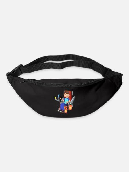Rollstuhl Held - Gürteltasche - Schwarz
