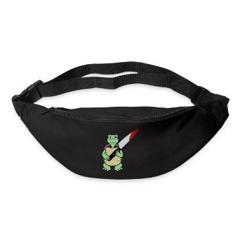 Killer Shildkröte- gemein und tödlich - Gürteltasche - Schwarz - Vorne