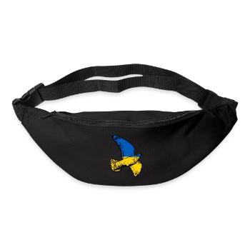 Ukraine Taube - Gürteltasche - Schwarz - Vorne