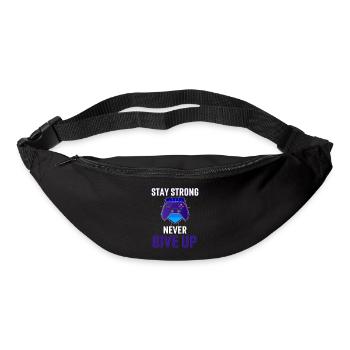 Reste fort Ne jamais abandonner Controller - Sac banane - noir - Devant