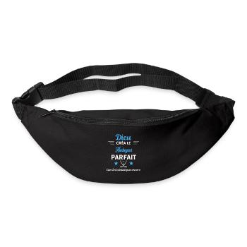 dieu créa parfait humour de bureau Hockeyeur - Sac banane - noir - Devant